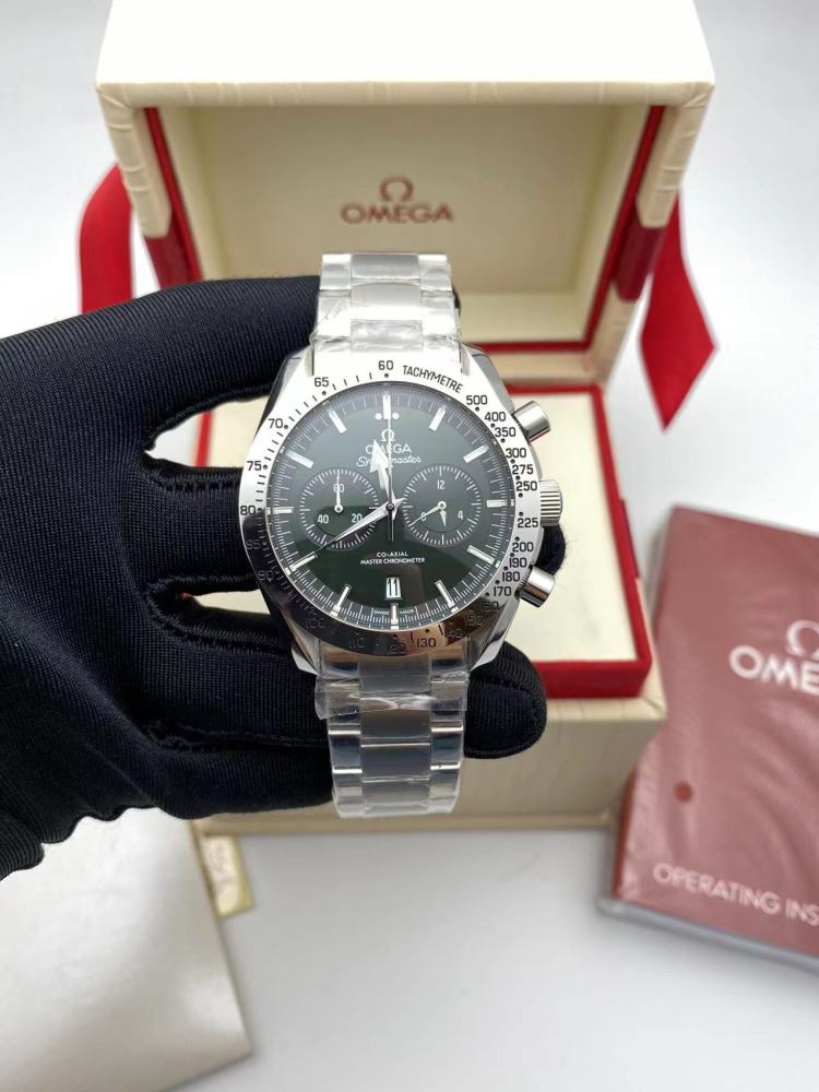Men's Quartz Watch Chronograph 904L Stainless Steel 44 mm-OG 105