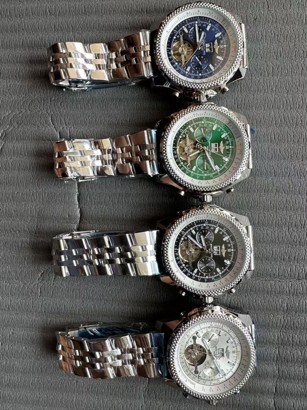 Men's Automatic Mechanical Watch 904L Stainless Steel 47 mm- BR 69
