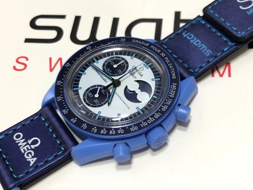 Men's Quartz Watch Chronograph 904L Stainless Steel 40 mm-OG 291