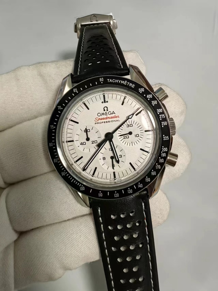 Men's Quartz Watch Chronograph 904L Stainless Steel 42 mm-OG 177