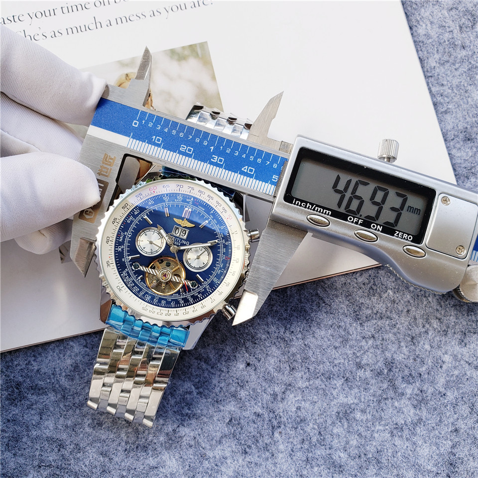 Men's Automatic Mechanical Watch 904L Stainless Steel 47 mm- BR 59