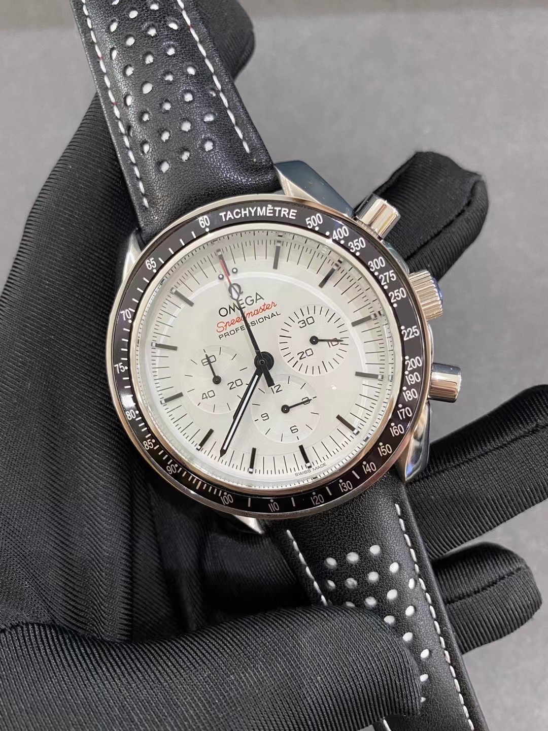 Men's Quartz Watch Chronograph 904L Stainless Steel 45 mm-OG 175