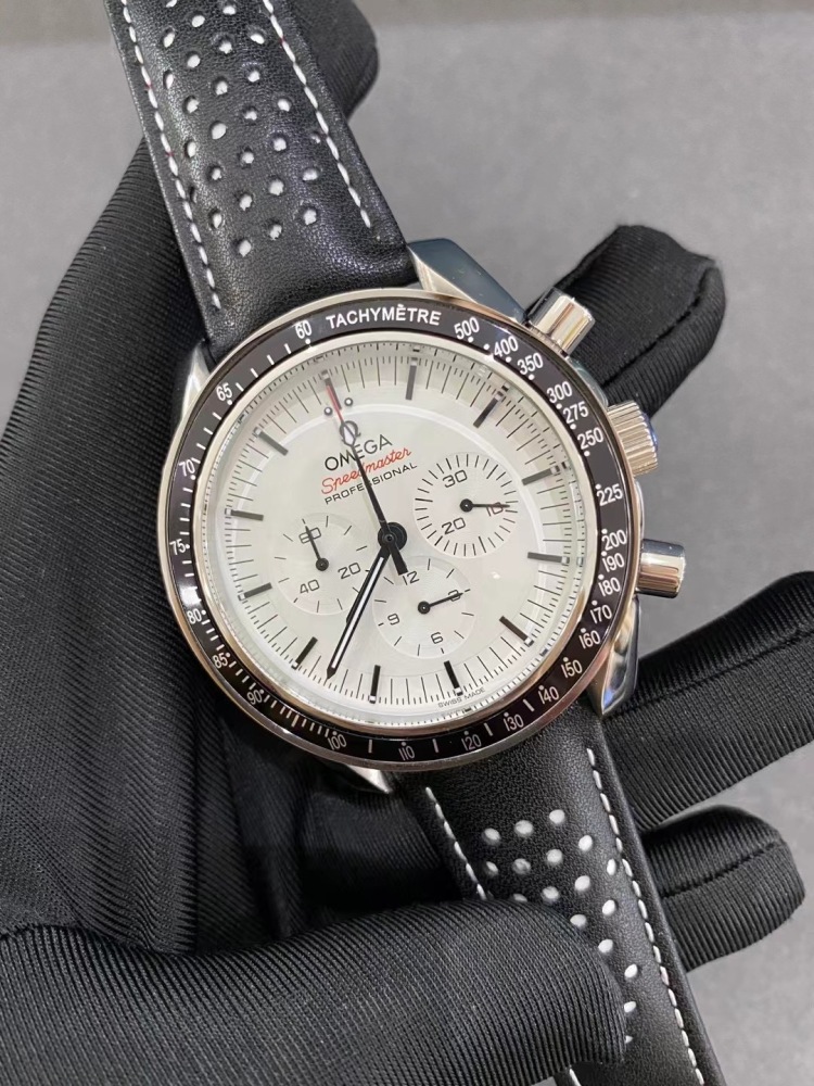 Men's Quartz Watch Chronograph 904L Stainless Steel 45 mm-OG 175