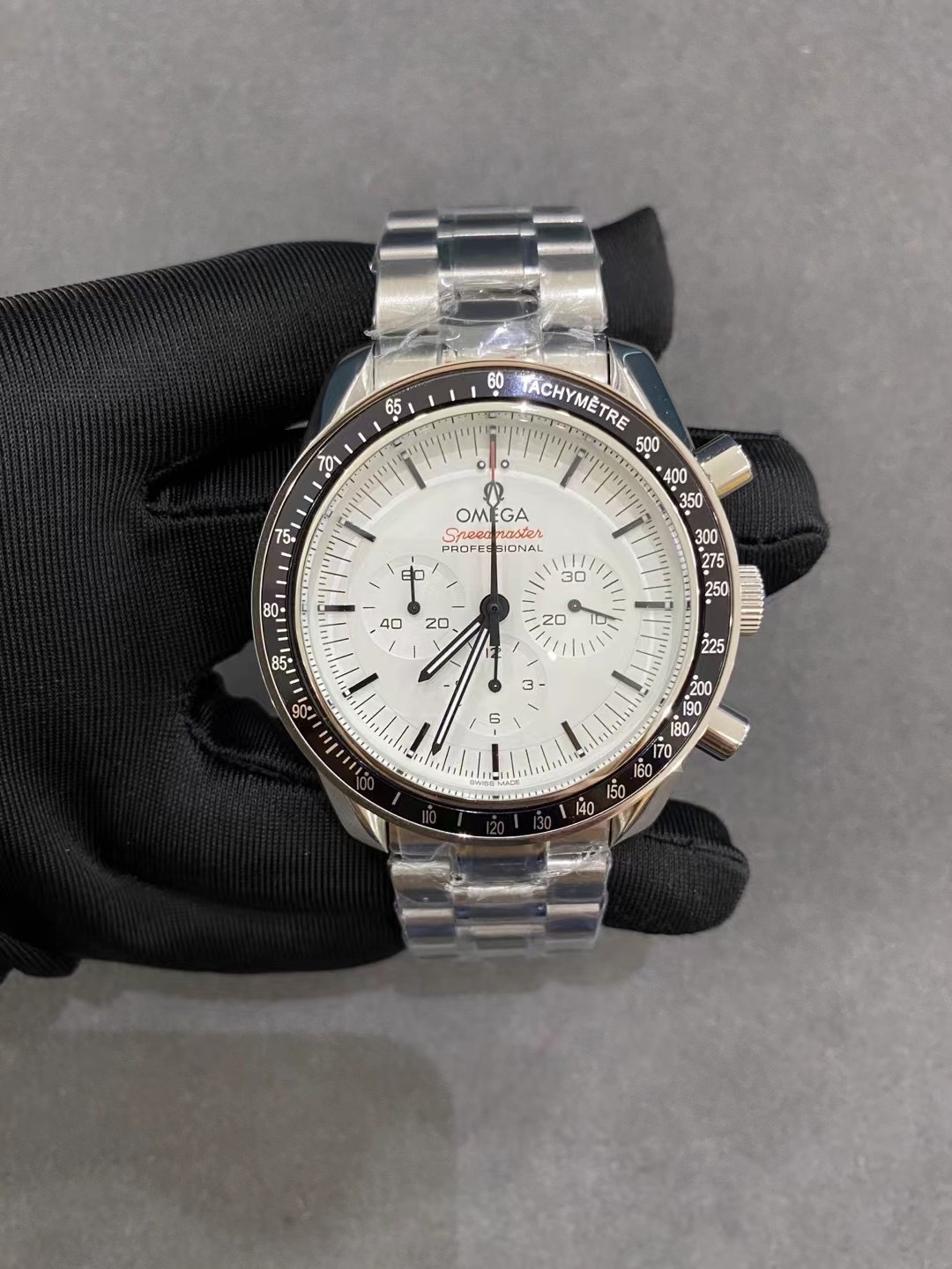 Men's Quartz Watch Chronograph 904L Stainless Steel 45 mm-OG 175
