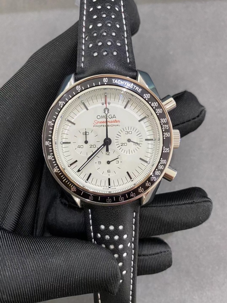 Men's Quartz Watch Chronograph 904L Stainless Steel 45 mm-OG 175