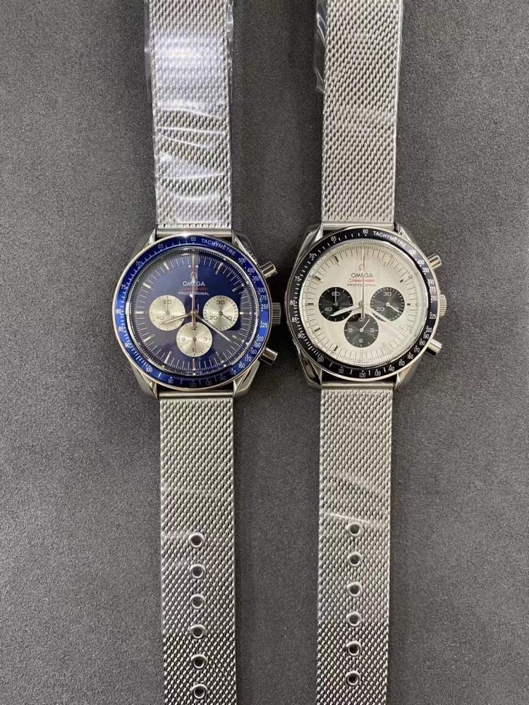Men's Quartz Watch Chronograph 904L Stainless Steel 45 mm-OG 173