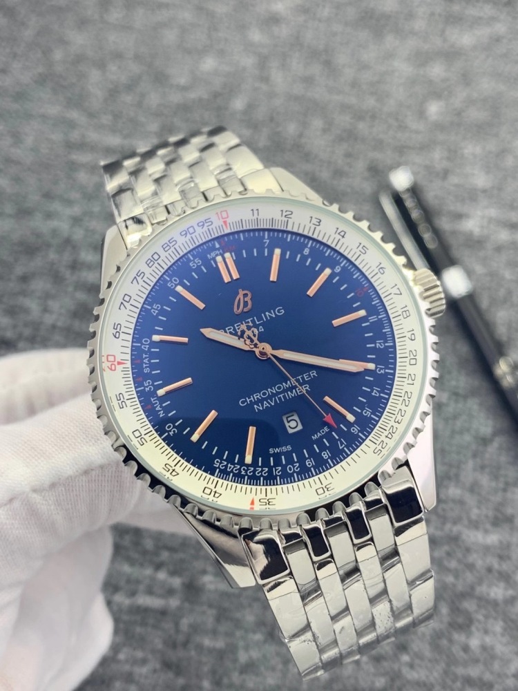 Men's Automatic Mechanical Watch 904L Stainless Steel 46mm- BR 91