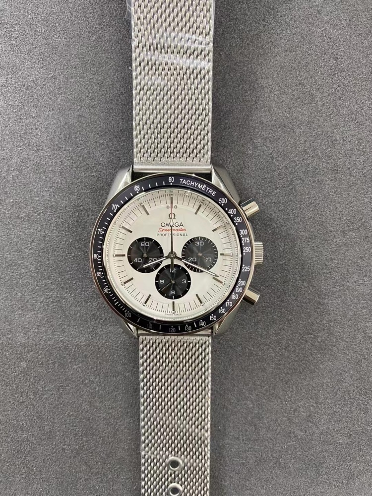 Men's Quartz Watch Chronograph 904L Stainless Steel 45 mm-OG 173