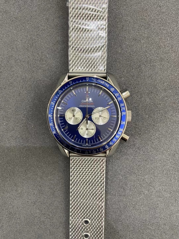 Men's Quartz Watch Chronograph 904L Stainless Steel 45 mm-OG 173