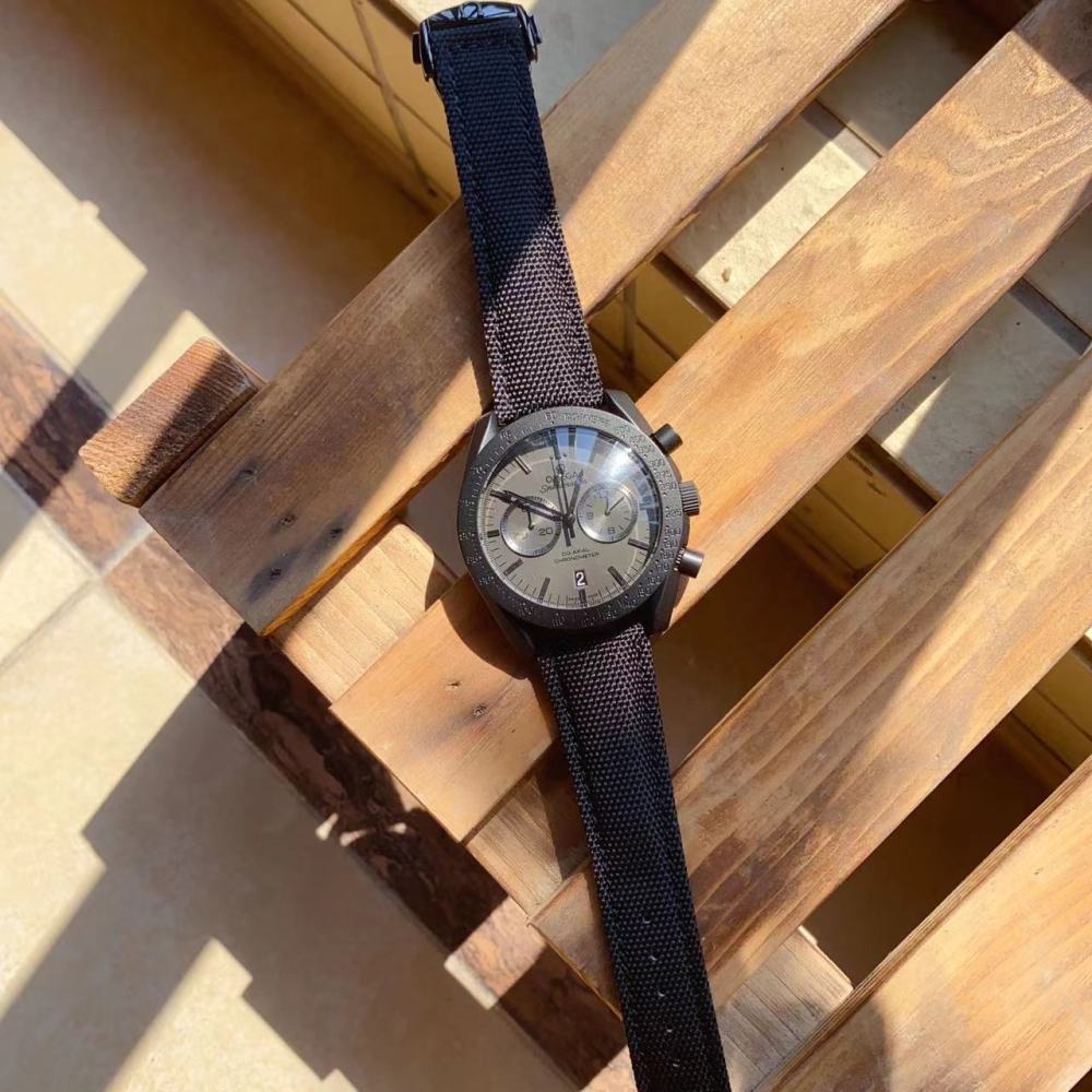 Men's Quartz Watch Chronograph 904L Stainless Steel 44 mm-OG 133