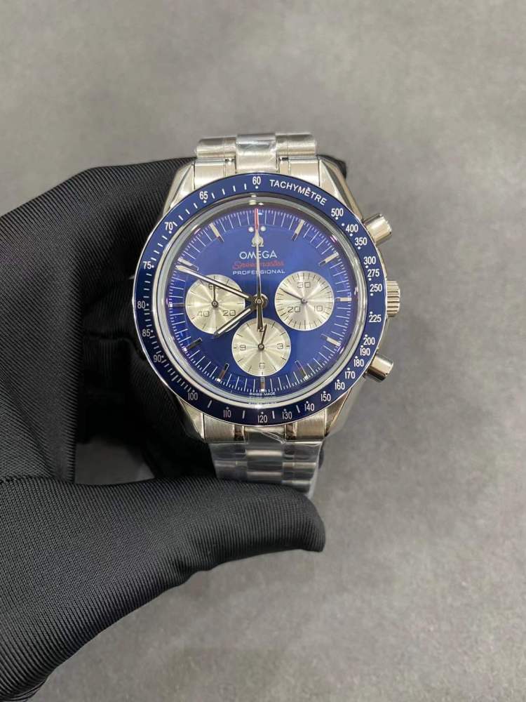 Men's Quartz Watch Chronograph 904L Stainless Steel 42 mm-OG 300