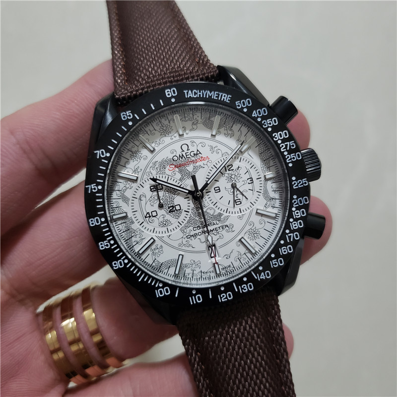 Men's Quartz Watch Chronograph 904L Stainless Steel 42mm-OG 18