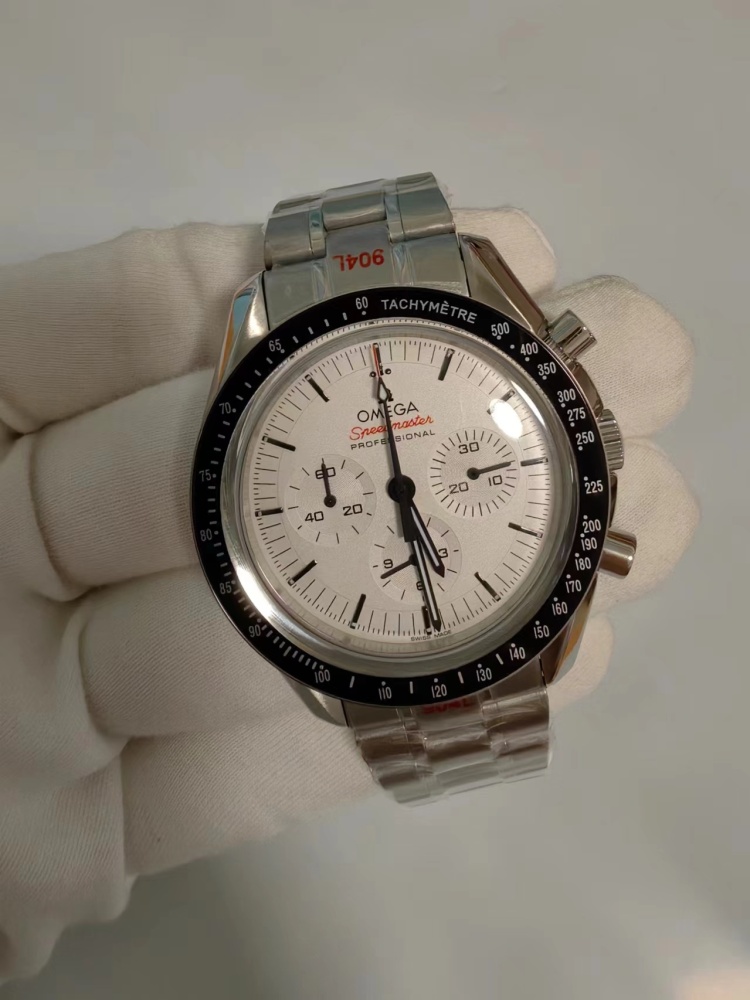 Men's Quartz Watch Chronograph 904L Stainless Steel 42 mm-OG 177