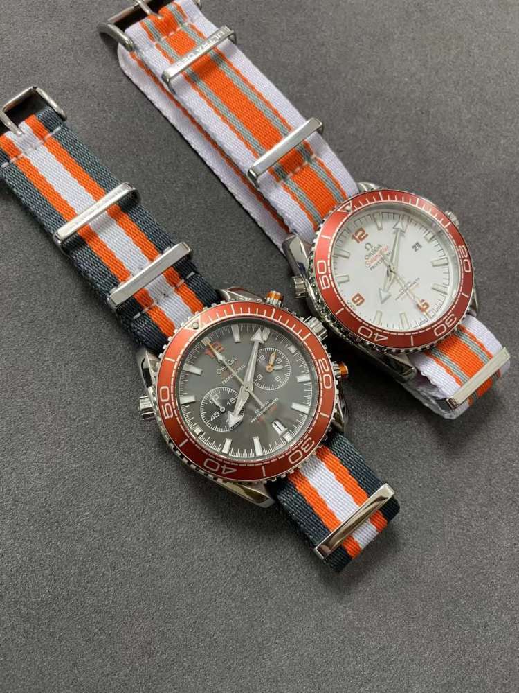 Men's Quartz Watch Chronograph 904L Stainless Steel 45 mm-OG 178