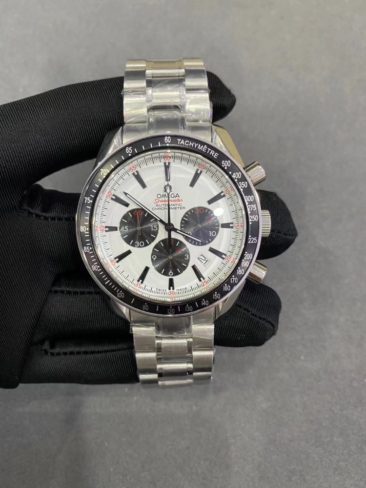 Men's Quartz Watch Chronograph 904L Stainless Steel 44 mm-OG 151
