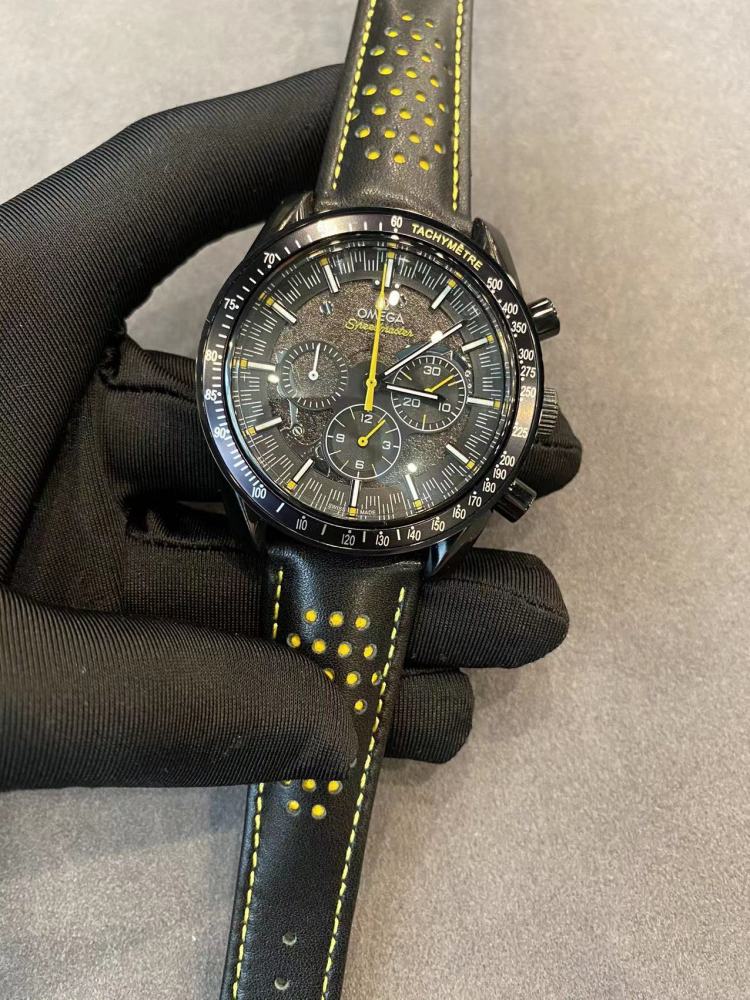 Men's Quartz Watch Chronograph 904L Stainless Steel 43 mm-OG 128