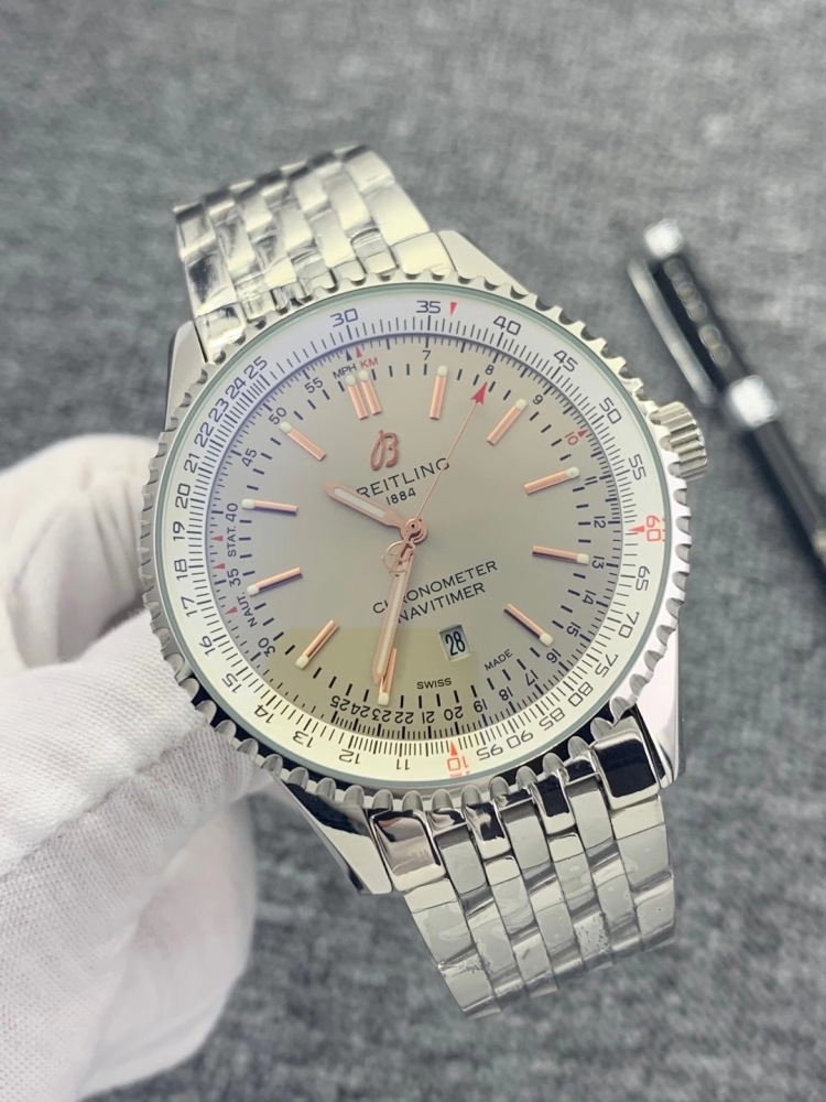Men's Automatic Mechanical Watch 904L Stainless Steel 46mm- BR 91