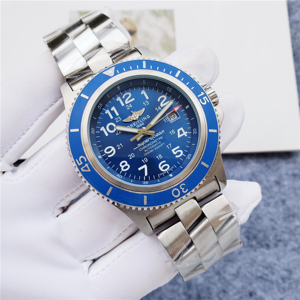 Men's Automatic Mechanical Watch 904L Stainless Steel 45 mm- BR 72