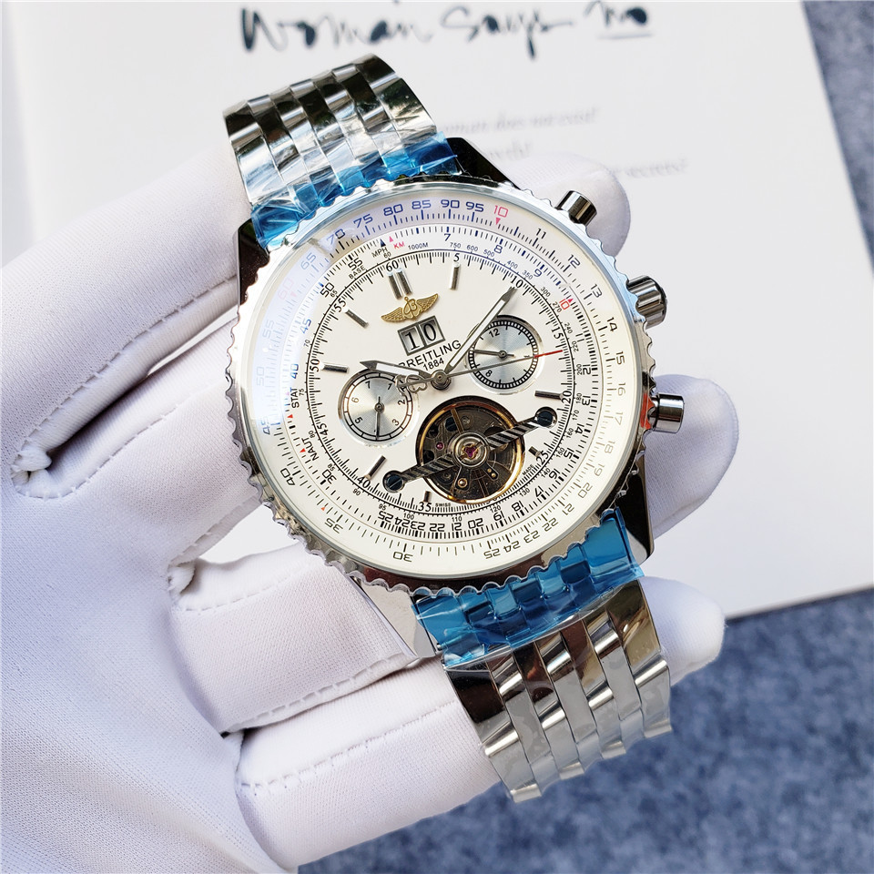 Men's Automatic Mechanical Watch 904L Stainless Steel 47 mm- BR 59