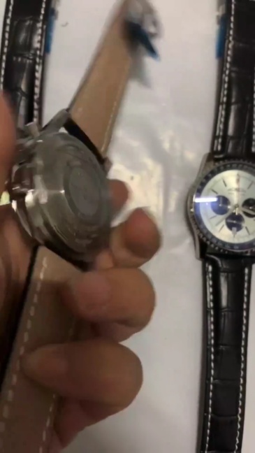 Men's Quartz Watch Chronograph 904L Stainless Steel 46 mm- BR 73