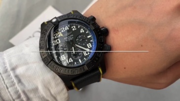 Men's Quartz Watch Chronograph 904L Stainless Steel 45 mm- BR 56