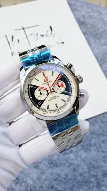 Men's Quartz Watch Chronograph 904L Stainless Steel 45 mm- BR 71