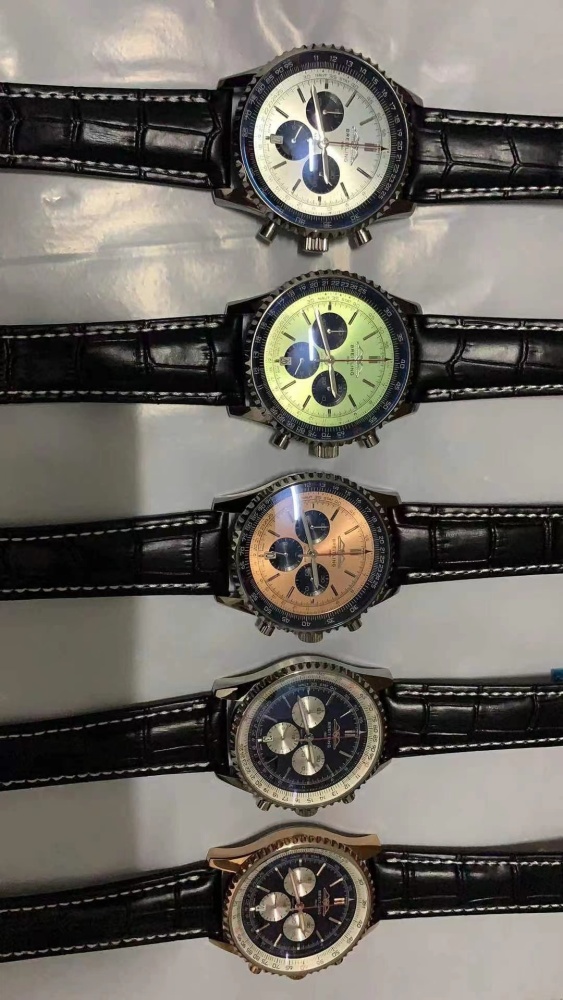 Men's Quartz Watch Chronograph 904L Stainless Steel 46 mm- BR 73