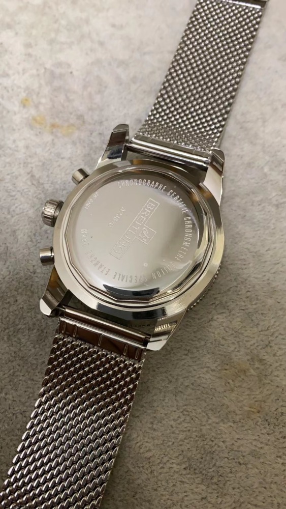 Men's Quartz Watch Chronograph 904L Stainless Steel 46 mm- BR 74