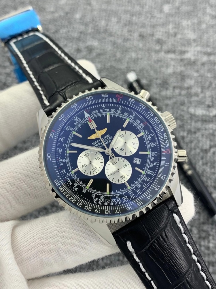 Men's Quartz Watch Chronograph 904L Stainless Steel 46 mm- BR 88