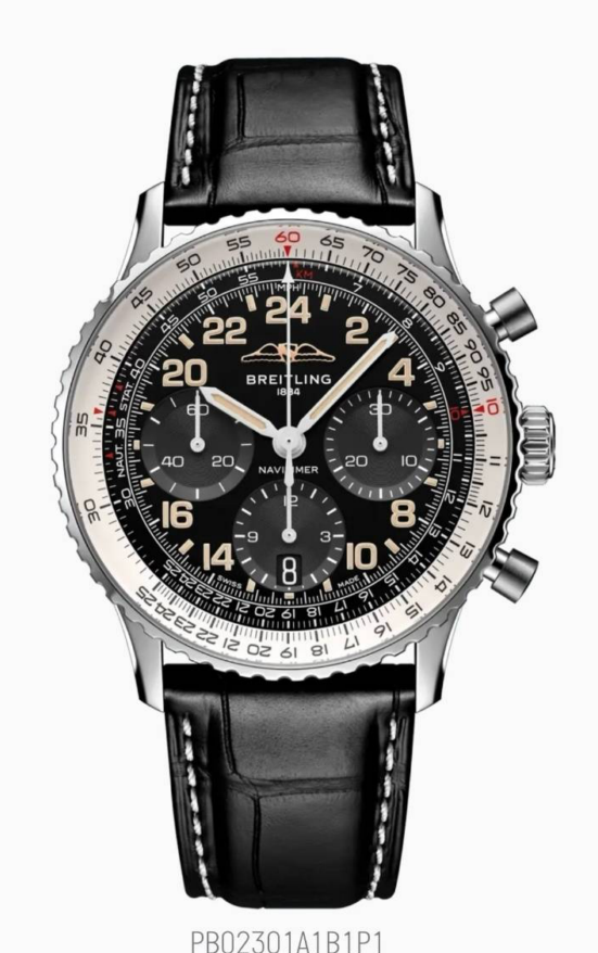 Men's Quartz Watch Chronograph 904L Stainless Steel 46 mm- BR 75