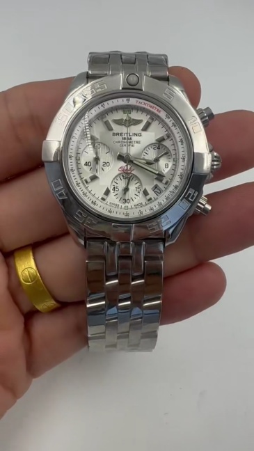 Women's  Quartz Watch Chronograph 904L Stainless Steel 36 mm- BR 199