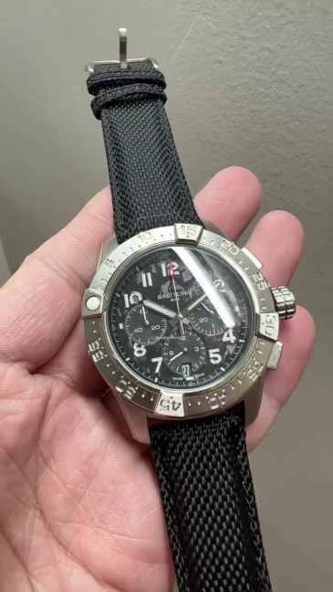 Men's Quartz Watch Chronograph 904L Stainless Steel 43mm- BR 215