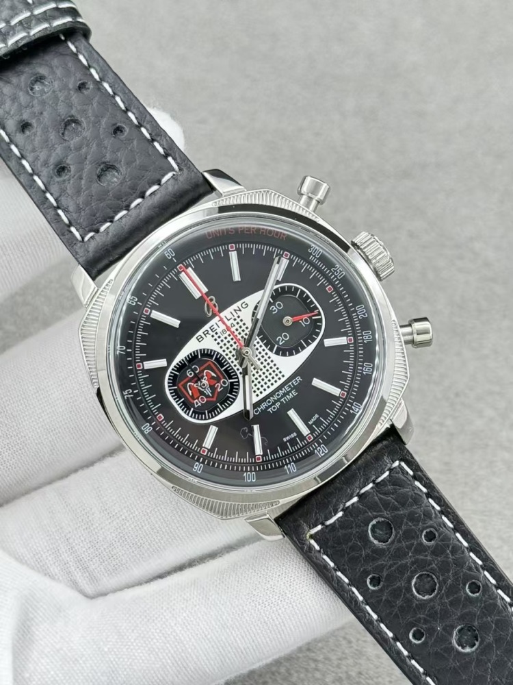 Men's Quartz Watch Chronograph 904L Stainless Steel 43mm- BR 216