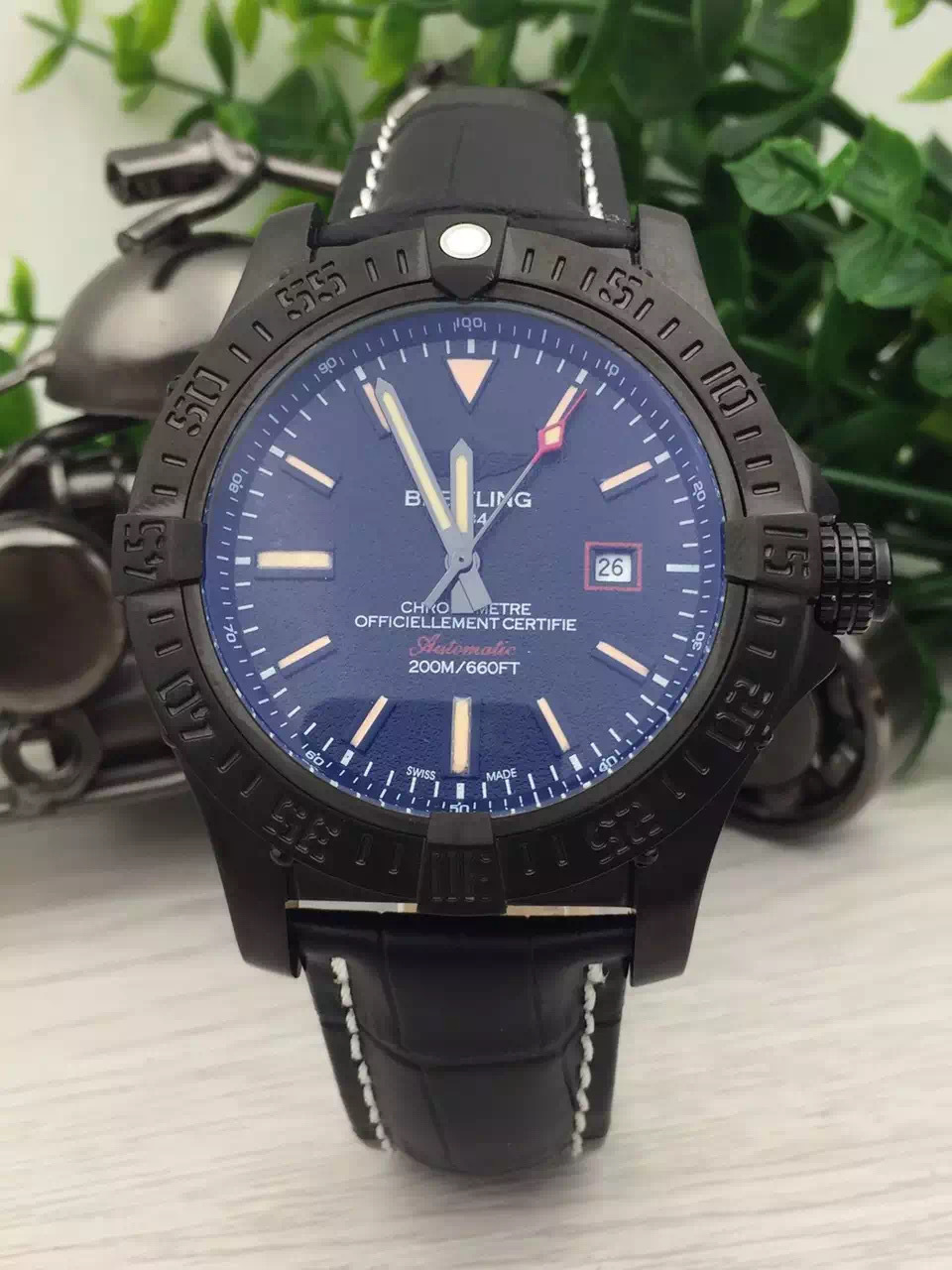 Men's Automatic Mechanical Watch 904L Stainless Steel 46mm- BR 159