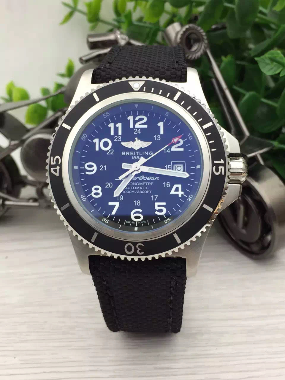 Men's Automatic Mechanical Watch 904L Stainless Steel 46mm- BR 153