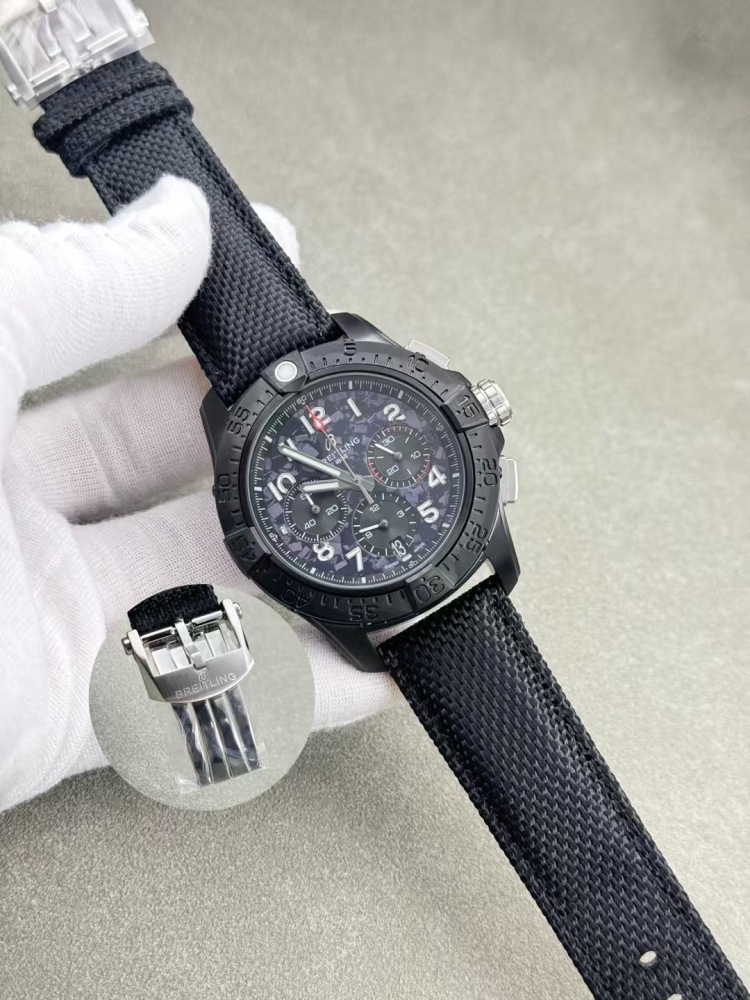Men's Quartz Watch Chronograph 904L Stainless Steel 43mm- BR 209