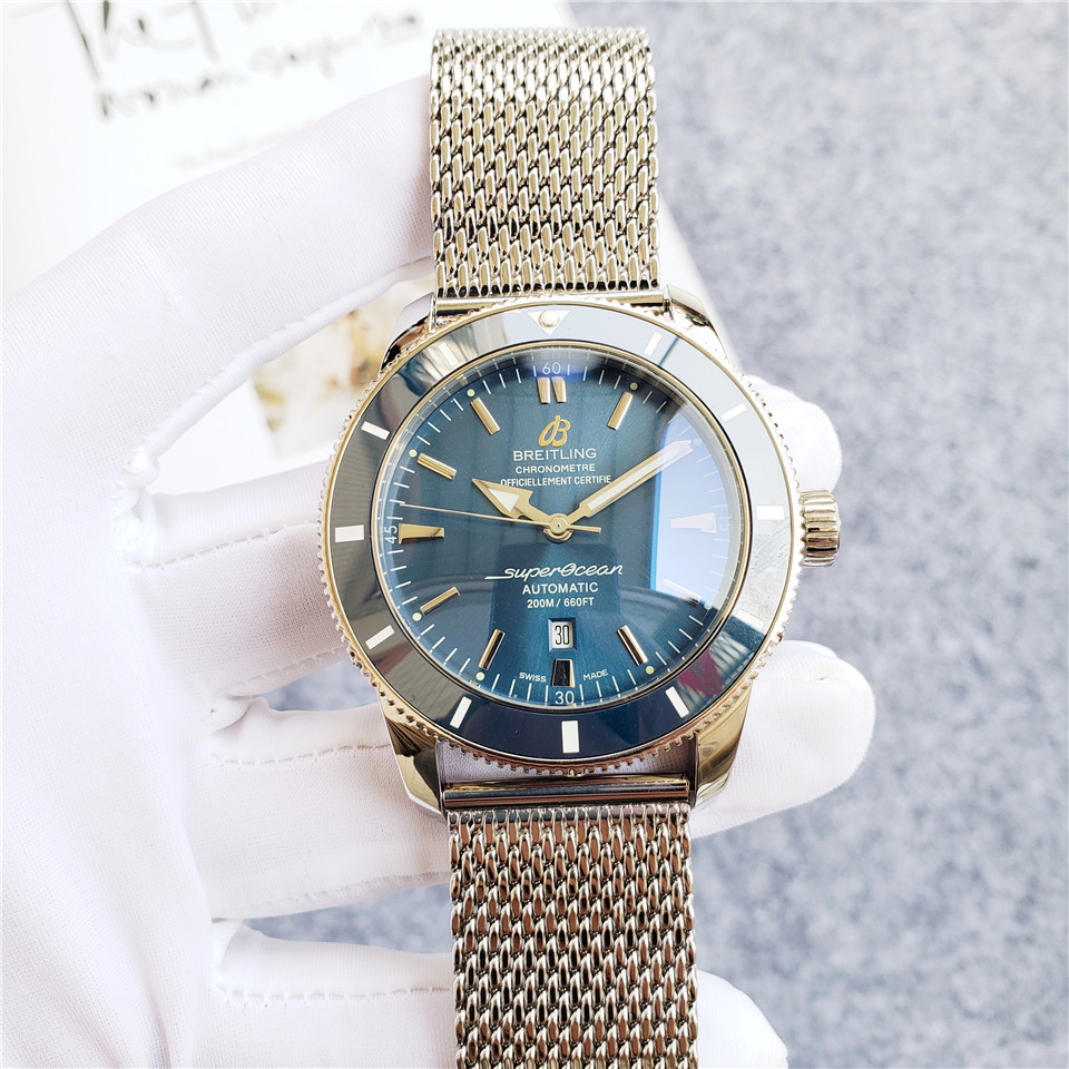 Men's Automatic Mechanical Watch 904L Stainless Steel 46mm- BR 46