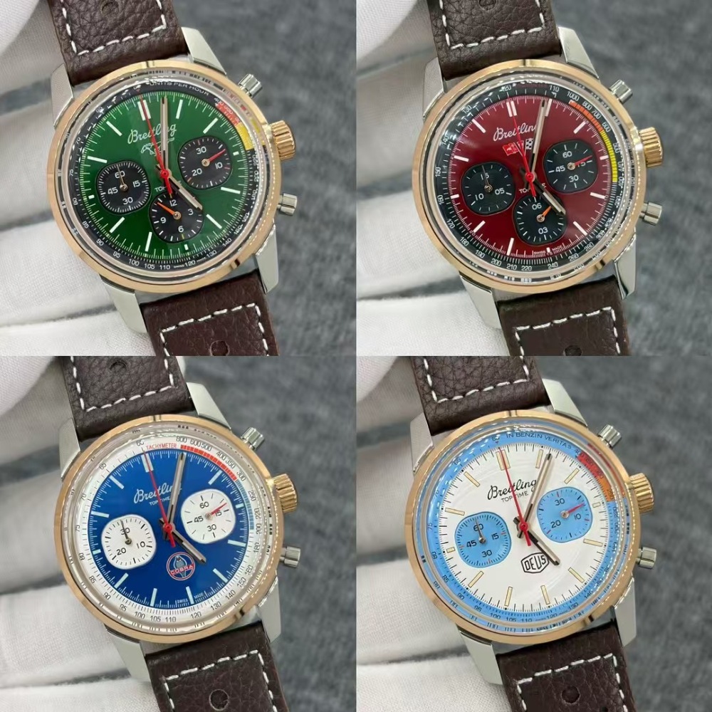 Men's Quartz Watch Chronograph 904L Stainless Steel 43mm- BR 217