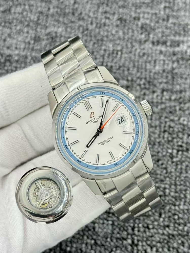 Men's Automatic Mechanical Watch 904L Stainless Steel 43mm- BR 220