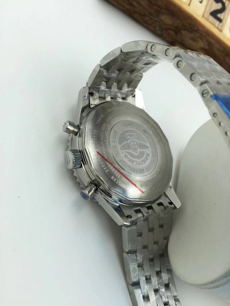 Men's Quartz Watch Chronograph 904L Stainless Steel 46mm- BR 189