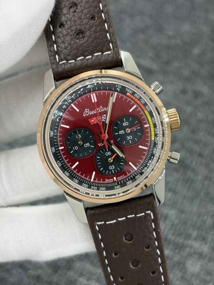 Men's Quartz Watch Chronograph 904L Stainless Steel 43mm- BR 217