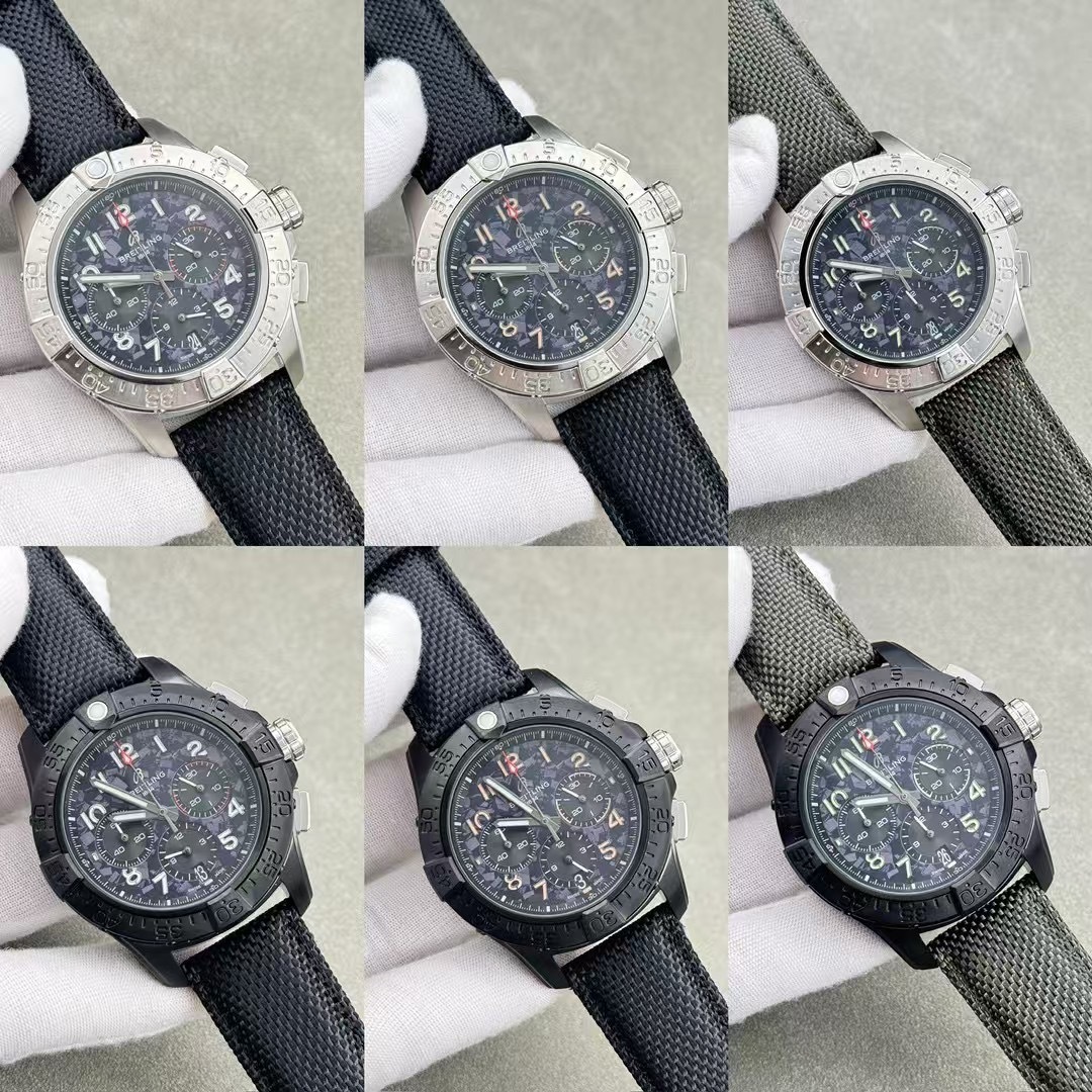 Men's Quartz Watch Chronograph 904L Stainless Steel 43mm- BR 209