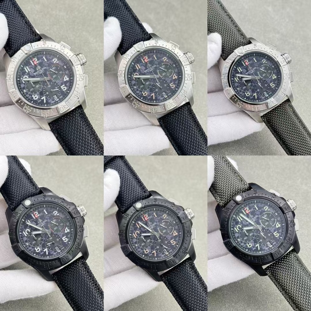 Men's Quartz Watch Chronograph 904L Stainless Steel 43mm- BR 209
