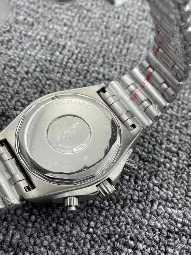 Men's Quartz Watch Chronograph 904L Stainless Steel 46mm- BR 176