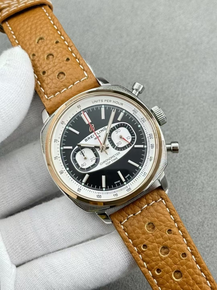 Men's Quartz Watch Chronograph 904L Stainless Steel 43mm- BR 216