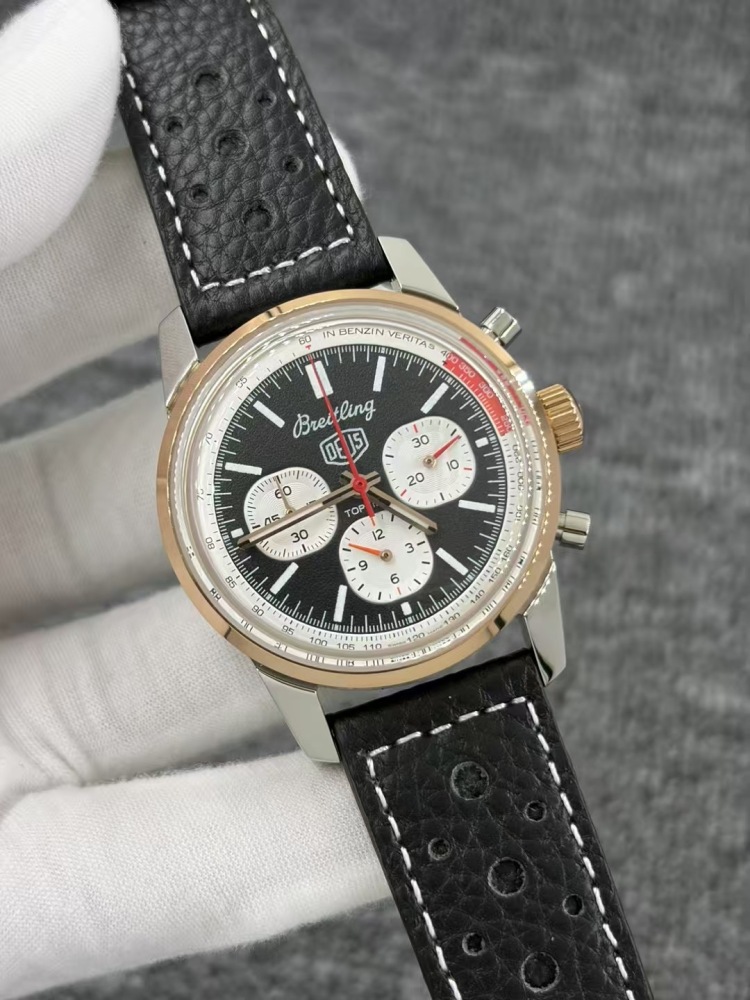 Men's Quartz Watch Chronograph 904L Stainless Steel 43mm- BR 217