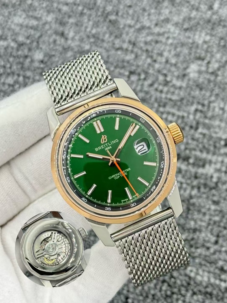 Men's Automatic Mechanical Watch 904L Stainless Steel 43mm- BR 220