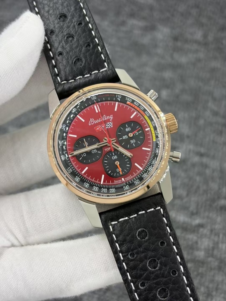Men's Quartz Watch Chronograph 904L Stainless Steel 43mm- BR 217