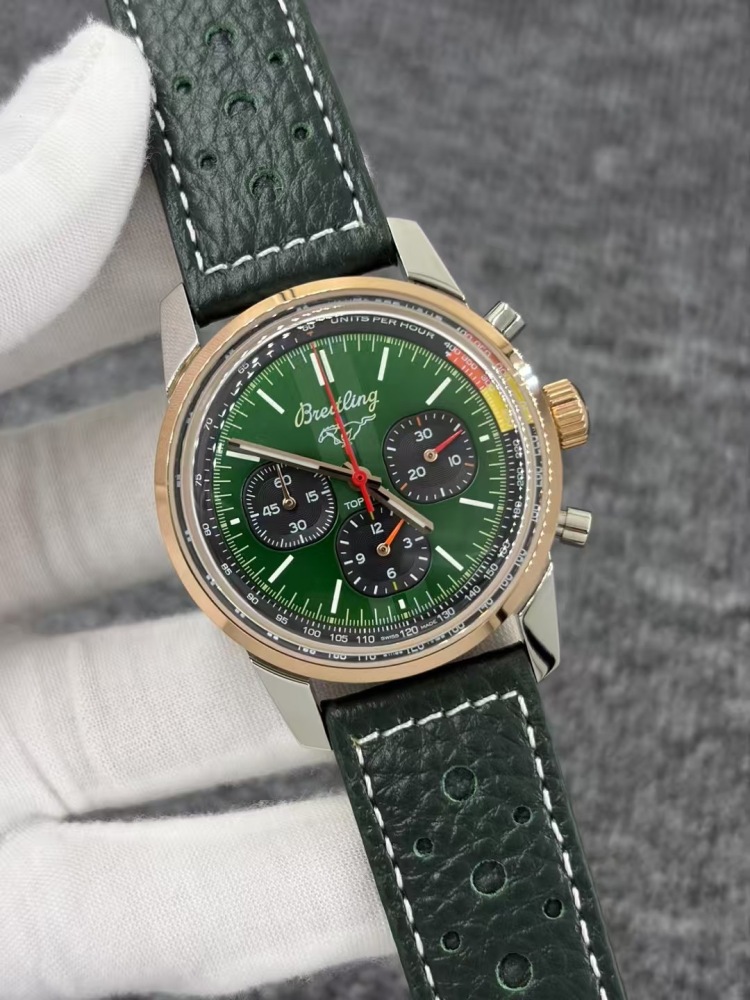Men's Quartz Watch Chronograph 904L Stainless Steel 43mm- BR 217