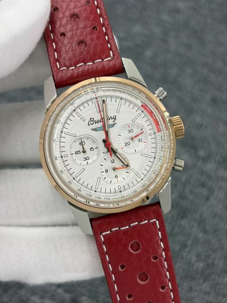 Men's Quartz Watch Chronograph 904L Stainless Steel 43mm- BR 217